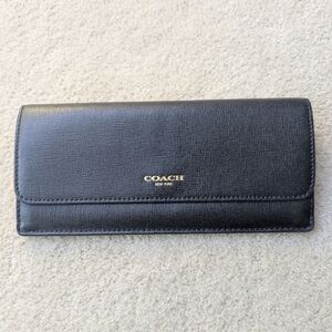 Coach Black Leather Wallet
